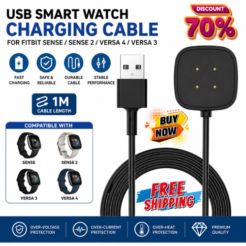 Usb charger cable for - cable, fitbit